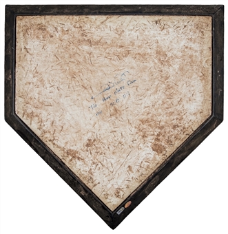 2009 Gary Sheffield Game Used and Signed New York Mets Home Plate For 500th Home Run on 04/17/09 (MLB Authenticated & Sheffield Holo)